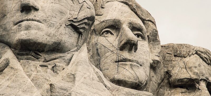 Leaders carved into Mount Rushmore