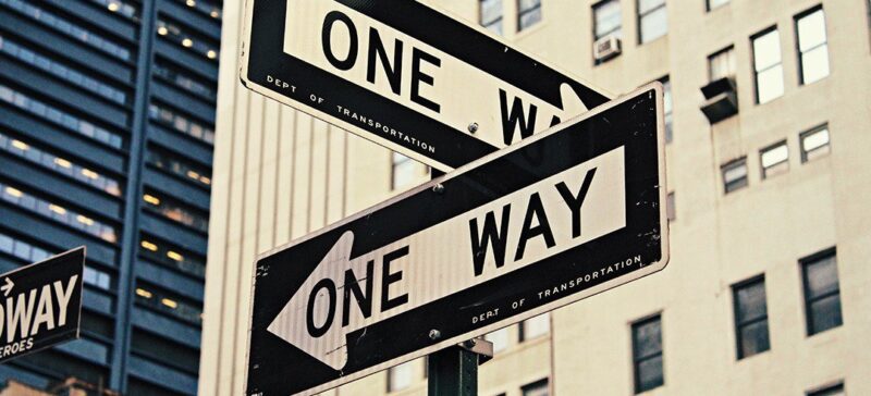 Intersection signage