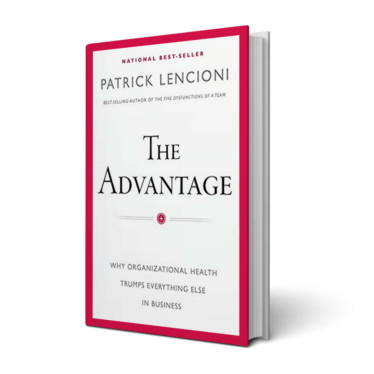 The Advantage book, full front cover